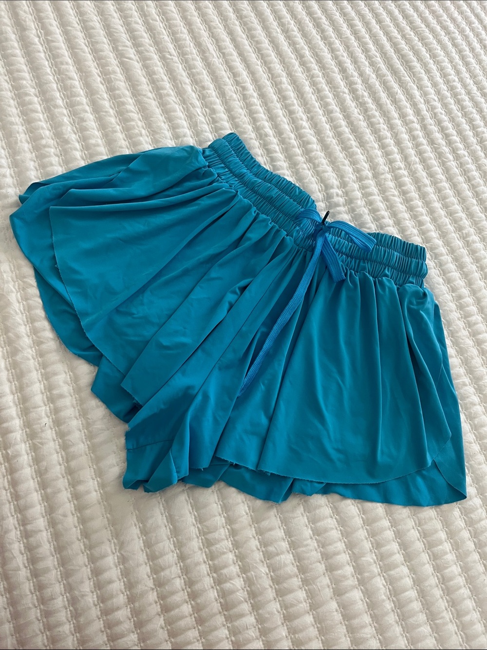 GB girls Teal Blue Flowing Skort Shorts